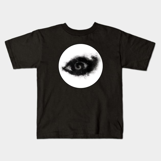 Shadowhunters rune / The mortal instruments - eye rune sand explosion (black) - Mundane gift idea Kids T-Shirt by Vane22april